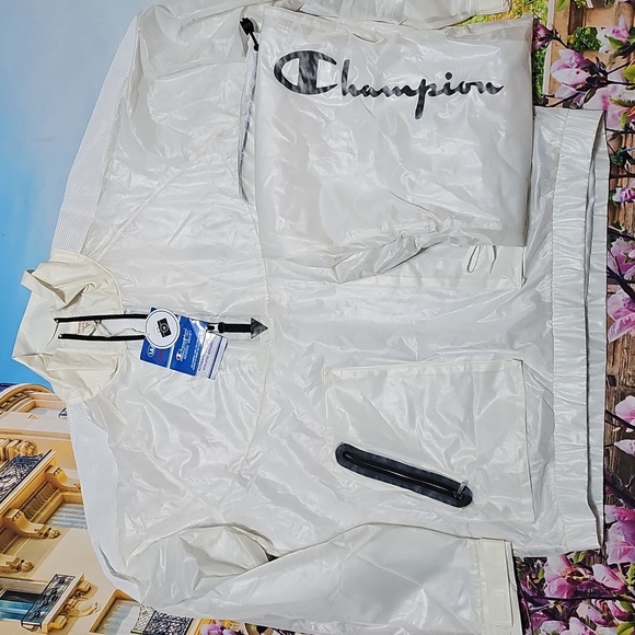 Champion Tracksuit Cocoa Butter Jacket And Pants Large New - Picture 5 of 14